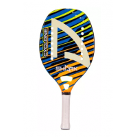 RAQUETE SHARK BEACH TENNIS CYCLONE 23 - AZUL/LARANJA